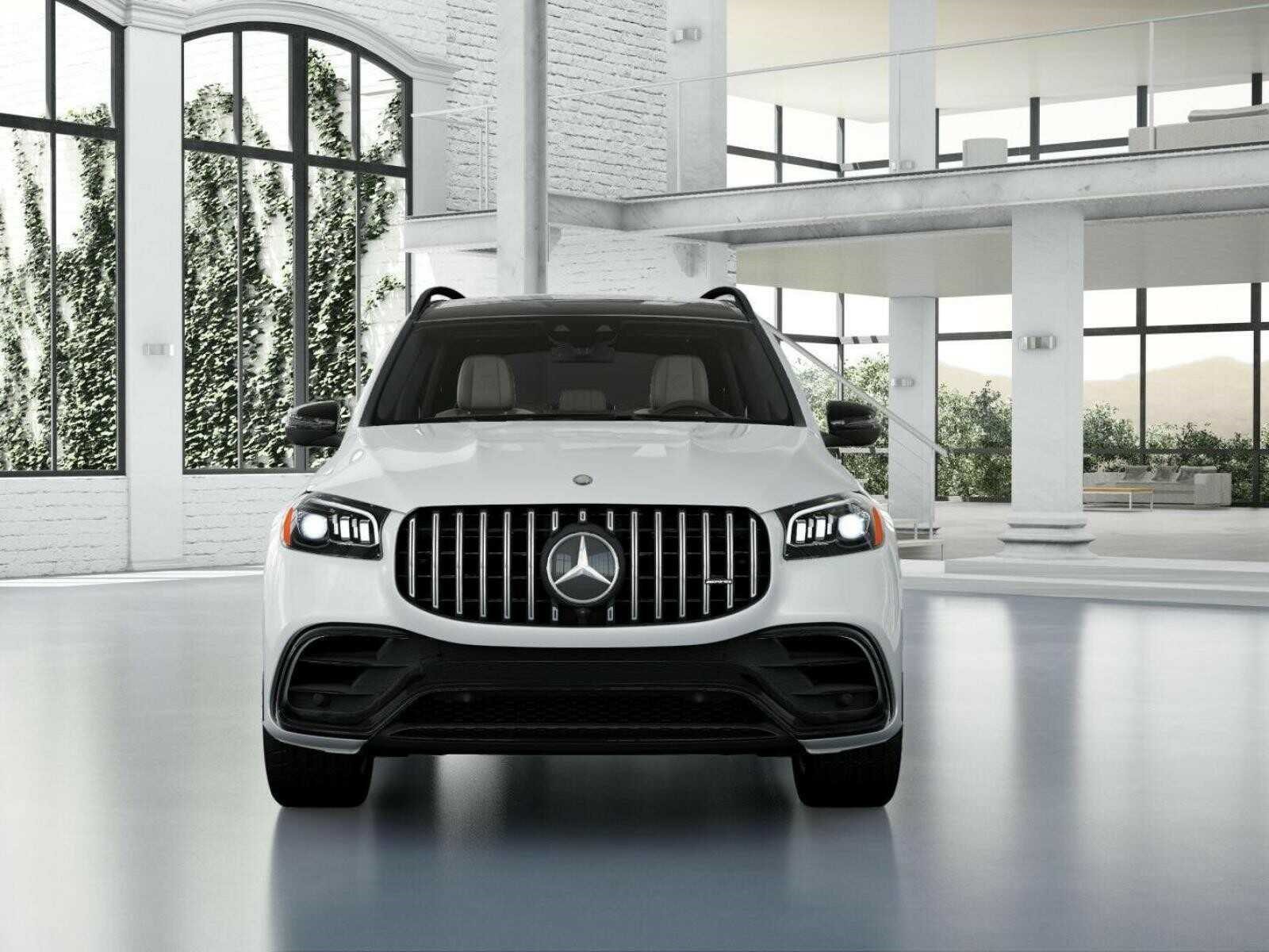 New 2026 MANUFAKTUR Moonlight White Metallic Mercedes-Benz GLS 63 AMG® 4D Sport Utility 4MATIC®  image 8