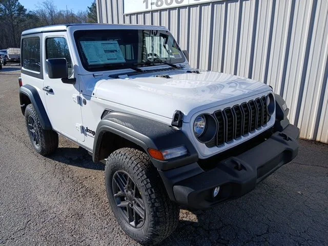 New 2026 Bright White Clear-Coat Exterior Paint Jeep Sport S image 1