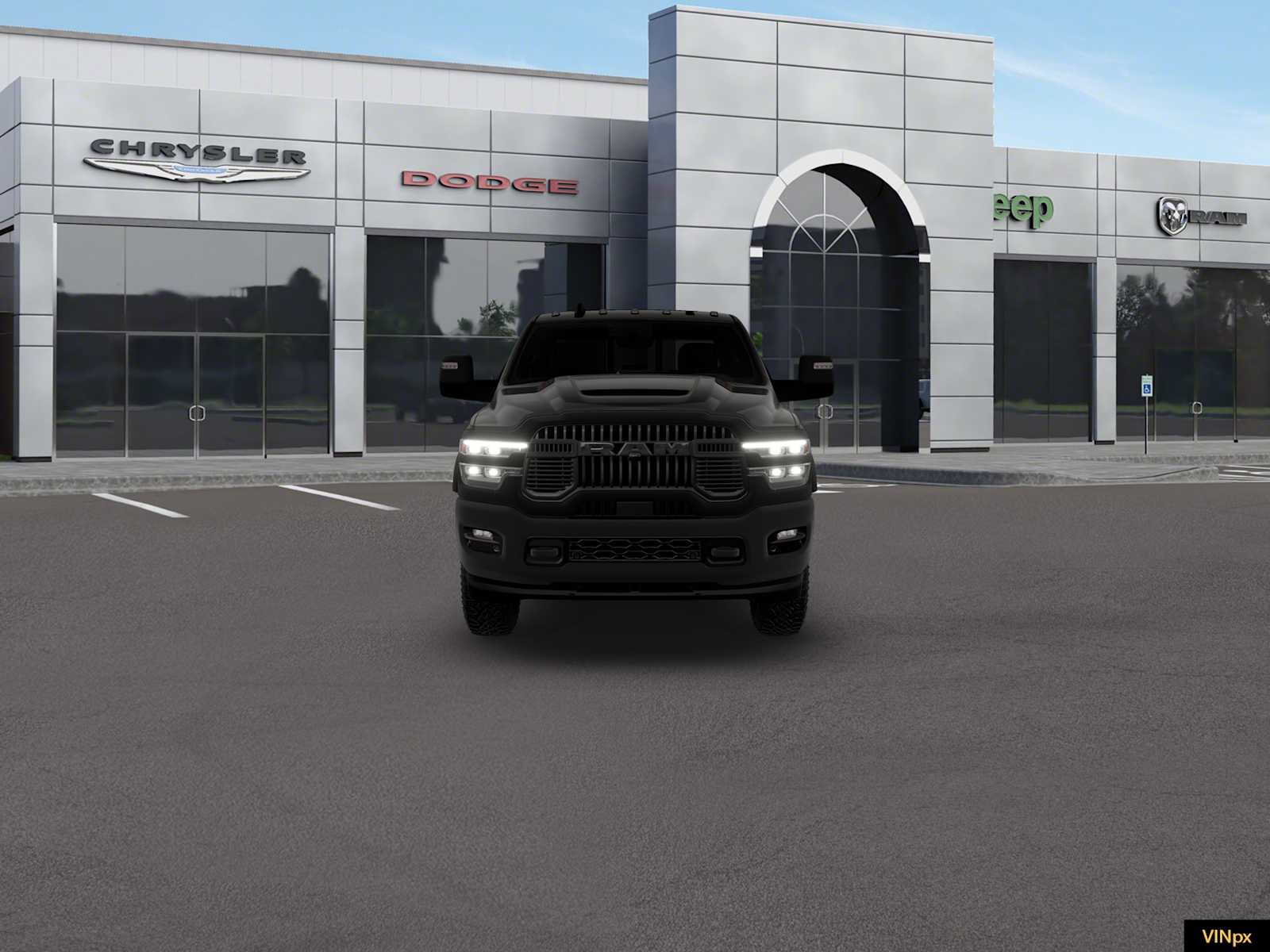 New 2026 Diamond Black Crystal Pearlcoat RAM Rebel image 12