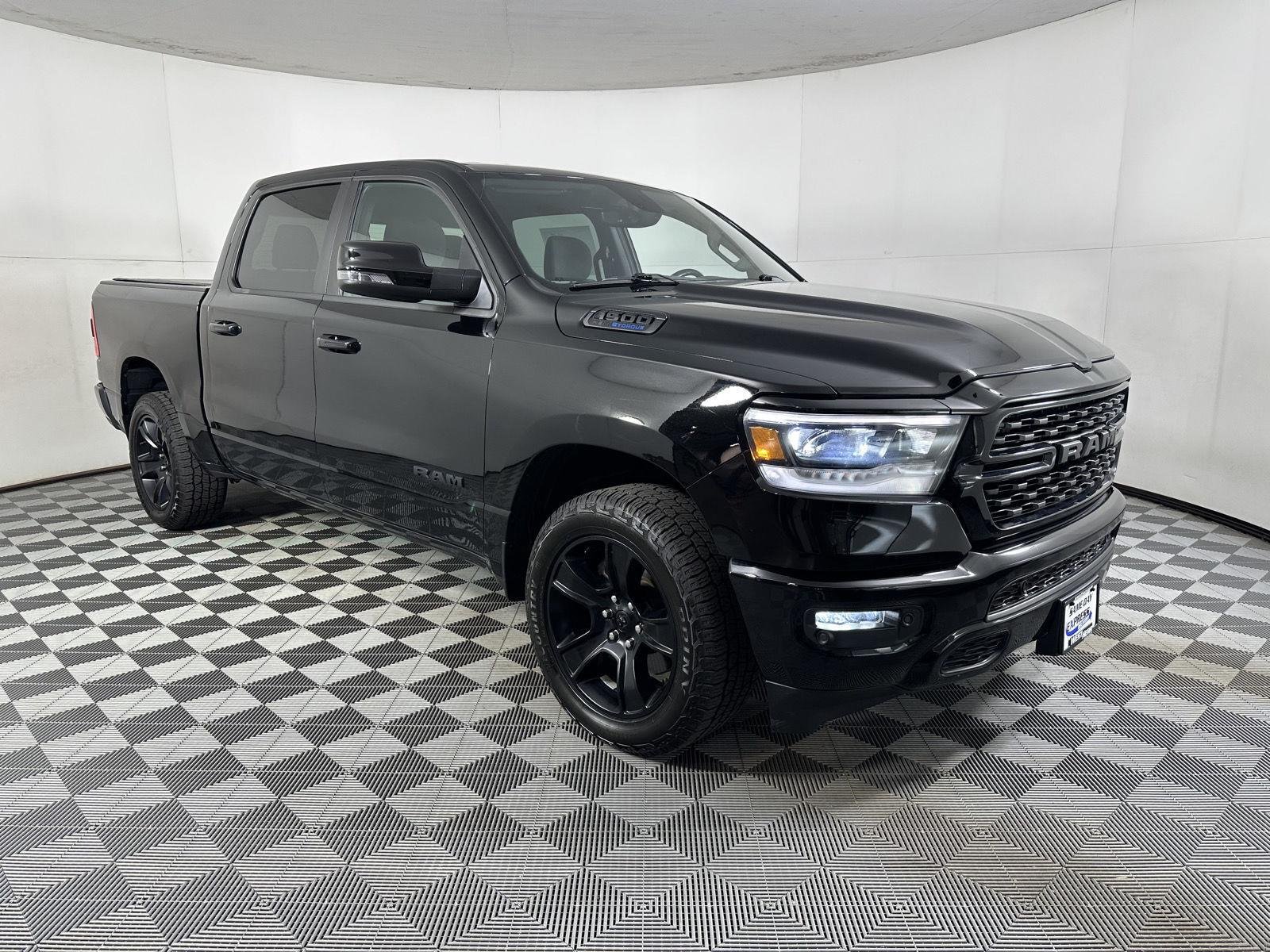 Used 2023 Diamond Black Crystal Pearlcoat Ram Big Horn image 9