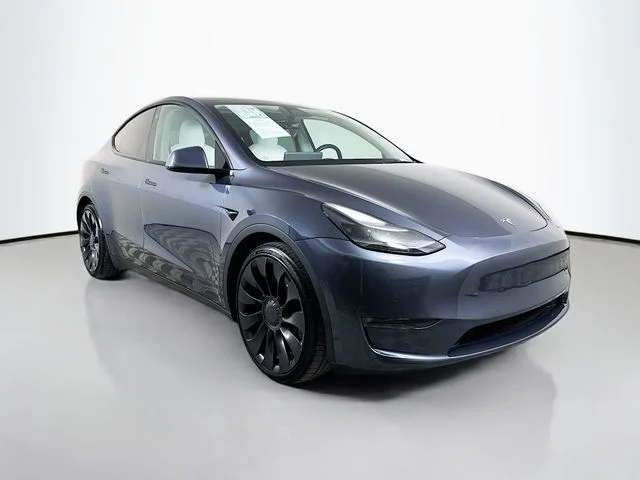 Used 2022 Gray Tesla Performance image 3