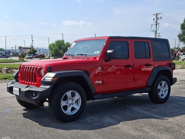 Used 2018 Red Jeep Unlimited Sport S image 5