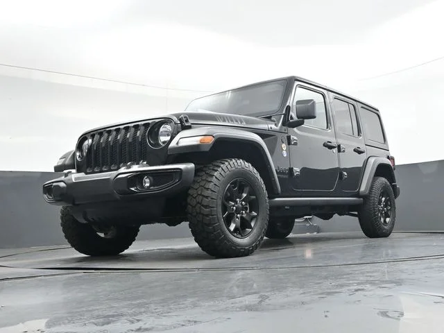 Used 2022 Black Clearcoat Jeep Unlimited Willys image 37