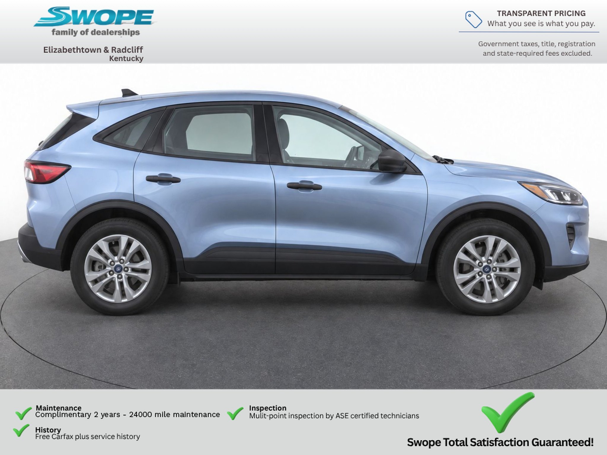 Used 2022 Iced Blue Silver Metallic Ford S image 4