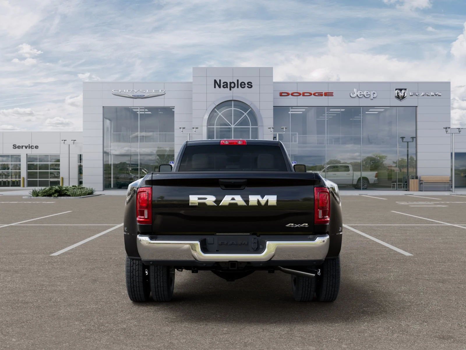 New 2026 Diamond Black Crystal Pearl-Coat Exterior Paint RAM Tradesman image 7