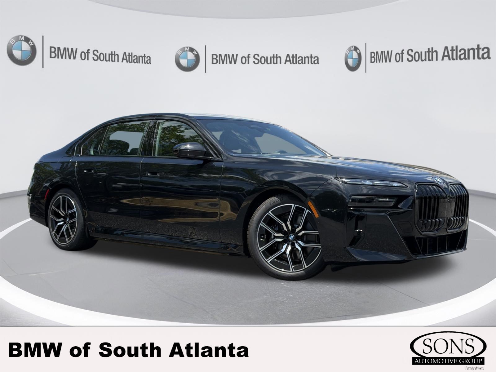 New 2026 Black Sapphire Metallic BMW xDrive60 image 1