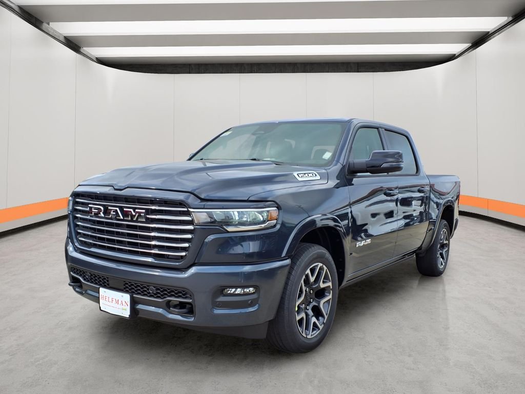 New 2026 Forged Blue Metallic Exterior Paint RAM Laramie image 3