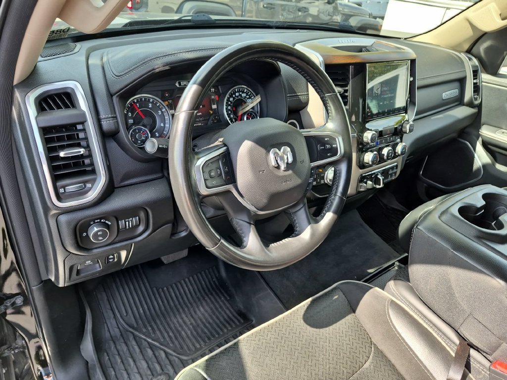 Used 2021 Diamond Black Crystal Pearlcoat Ram Laramie image 12