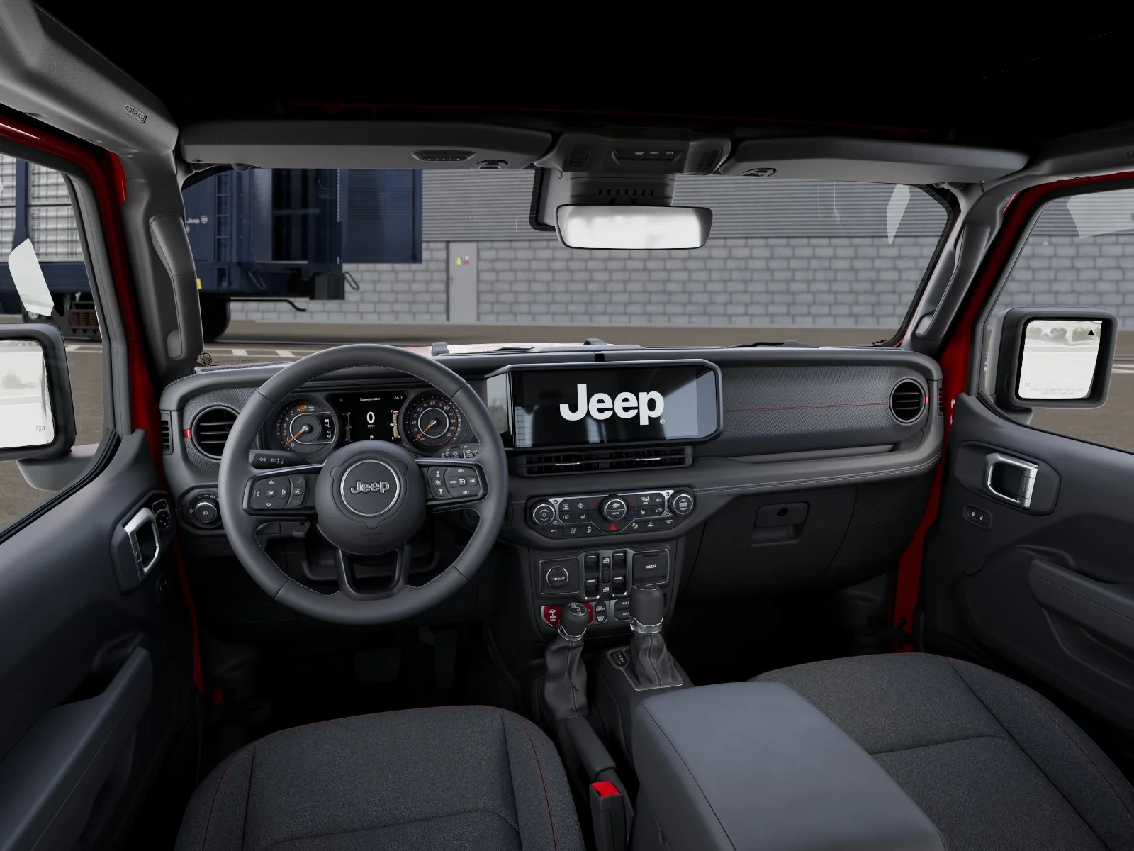 New 2026 Firecracker Red Clear-Coat Exterior Paint Jeep Rubicon image 8