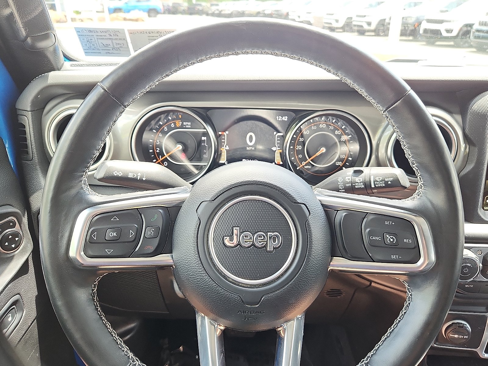 Used 2022 Hydro Blue Pearlcoat - PBJ Jeep Sahara 4x4 image 18