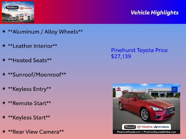 Used 2022 Red INFINITI LUXE image 31