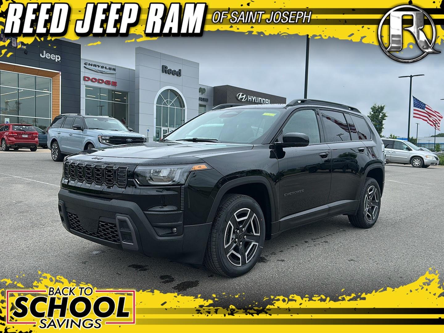 New 2026 Diamond Black Crystal Pearl-Coat Exterior Paint Jeep Limited image 1