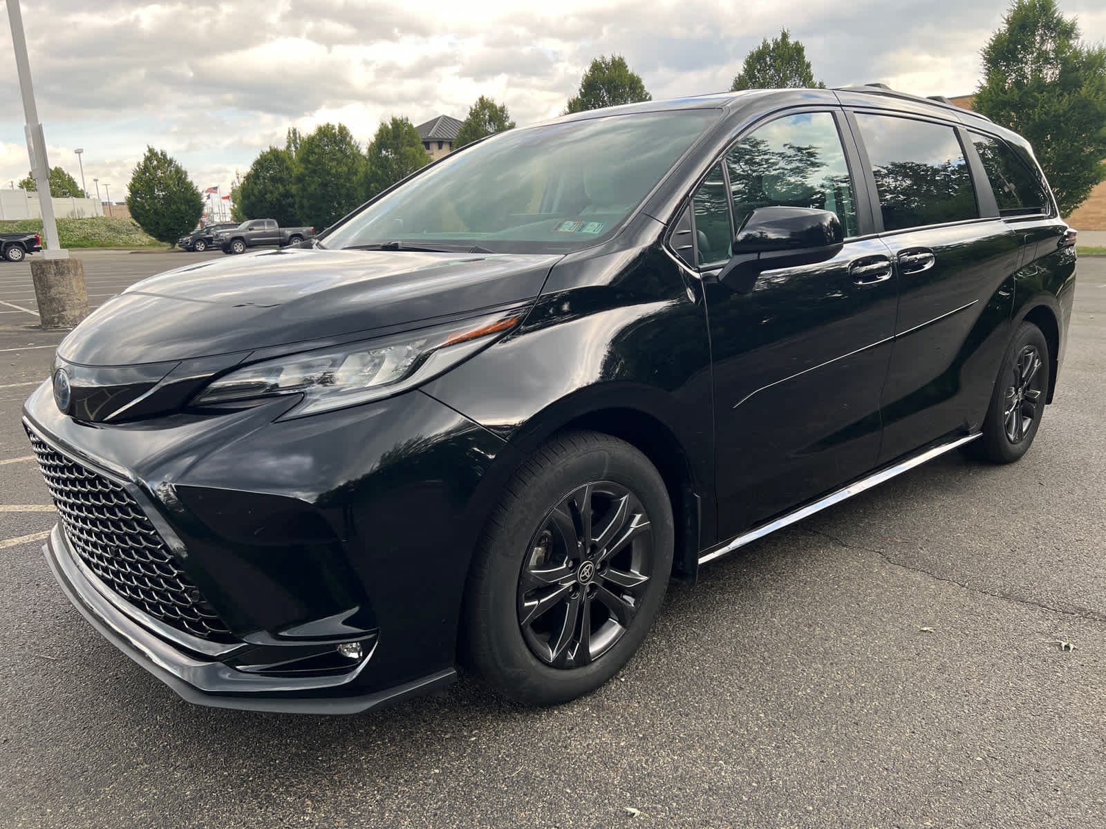 Certified Used 2025 Midnight Black Metallic Toyota XSE image 7