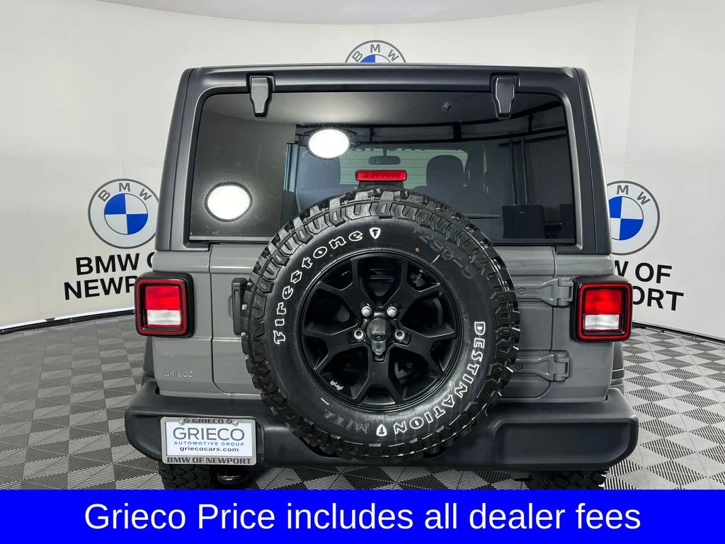 Used 2021 Gray Jeep Unlimited Willys image 11