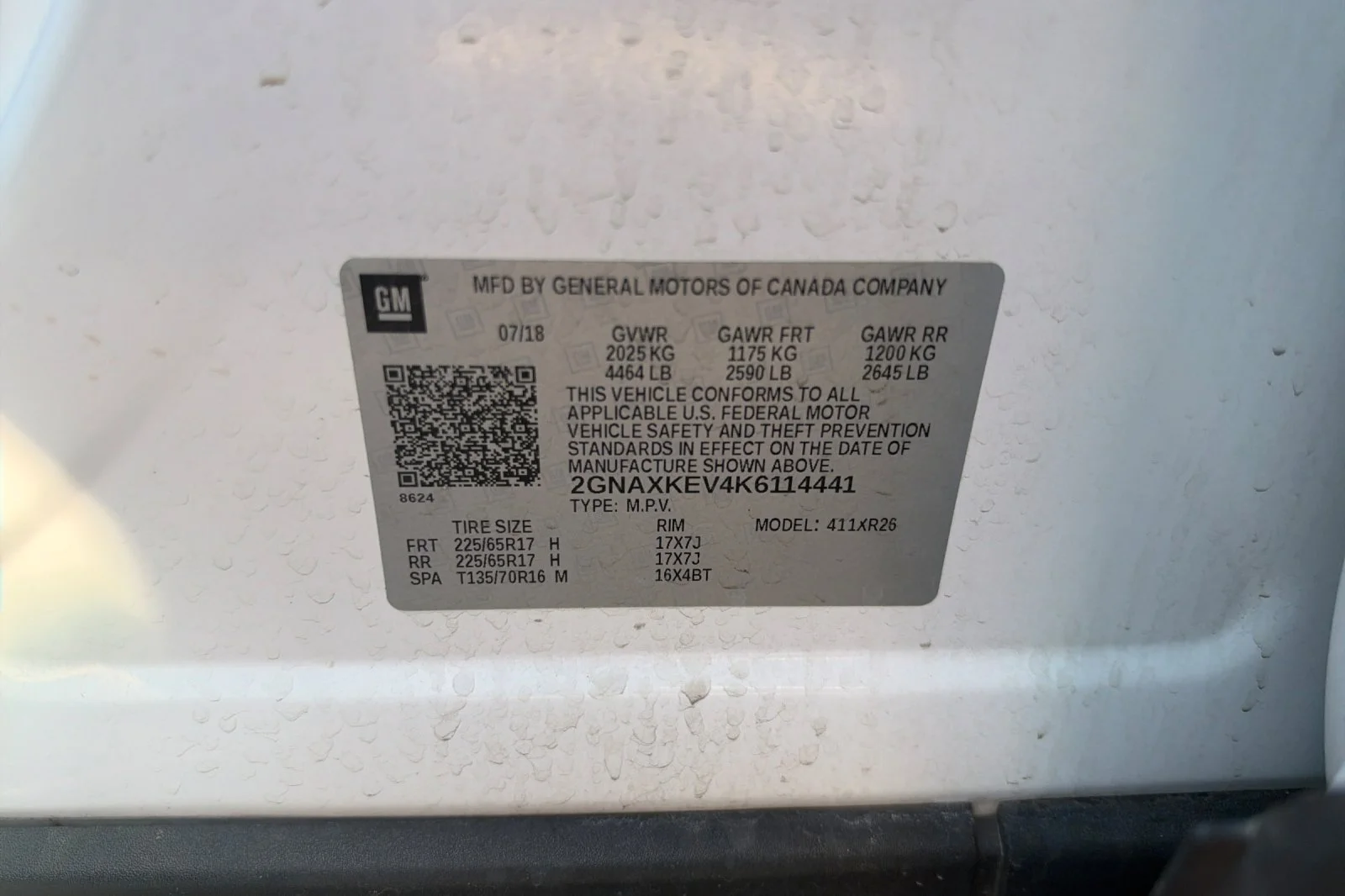 Used 2019 SUMMIT WHITE Chevrolet LT image 3