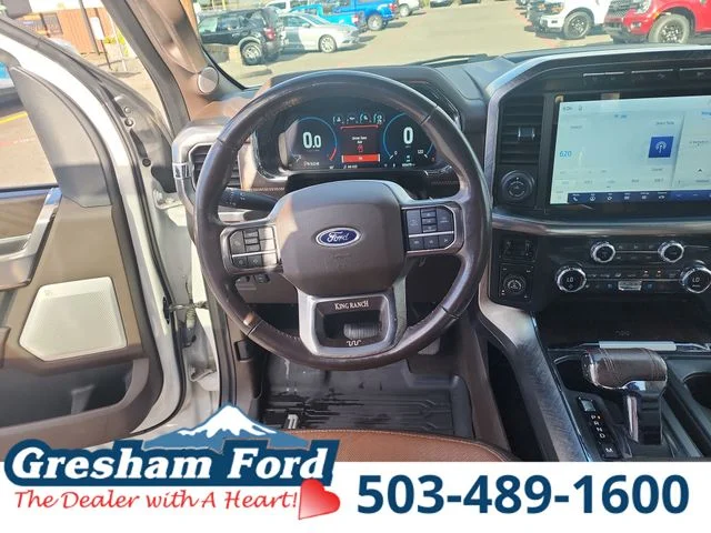 Used 2021 Oxford White Ford King Ranch image 22