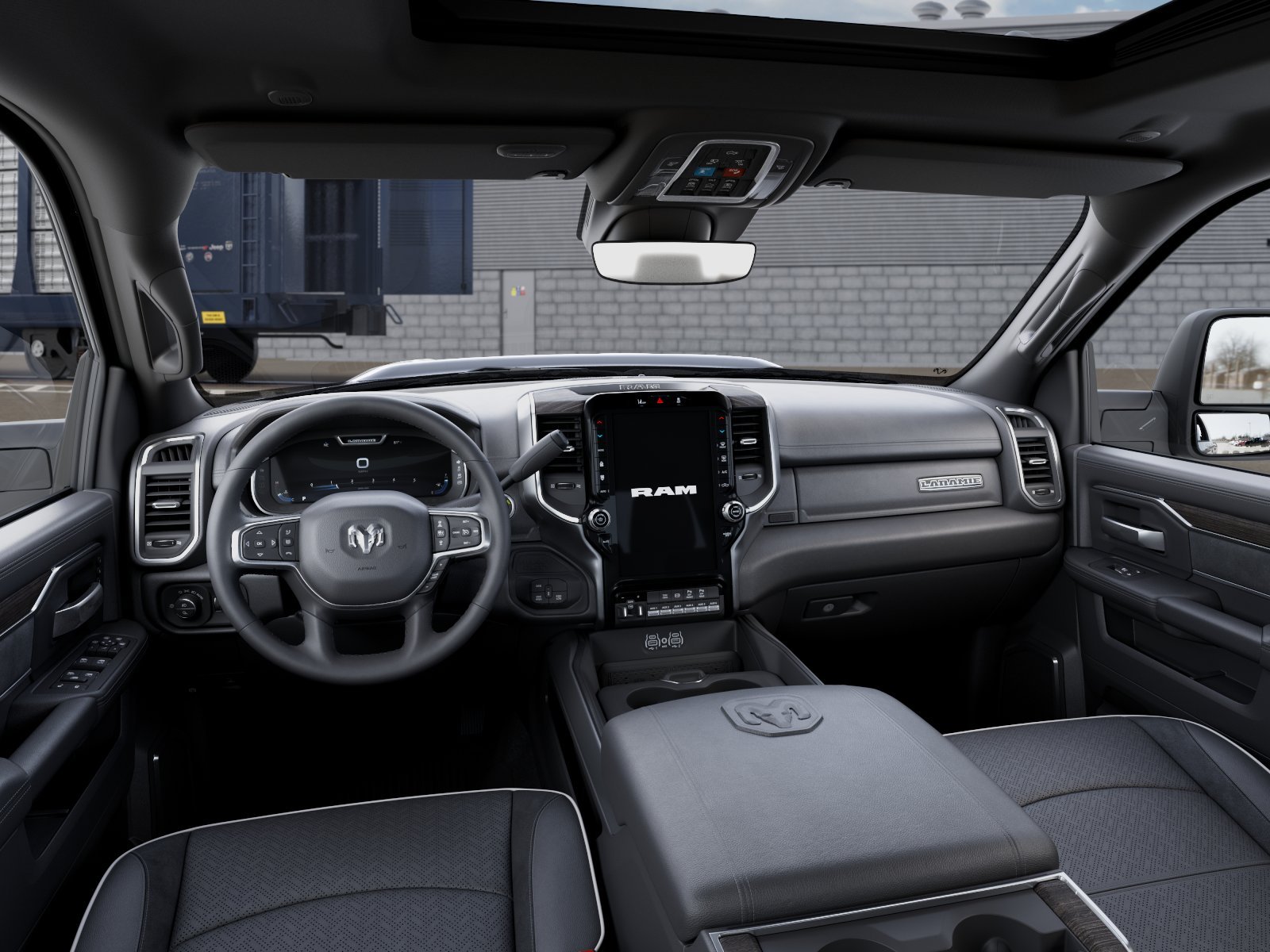New 2027 Diamond Black Crystal Pearl-Coat Exterior Paint RAM LARAMIE image 8