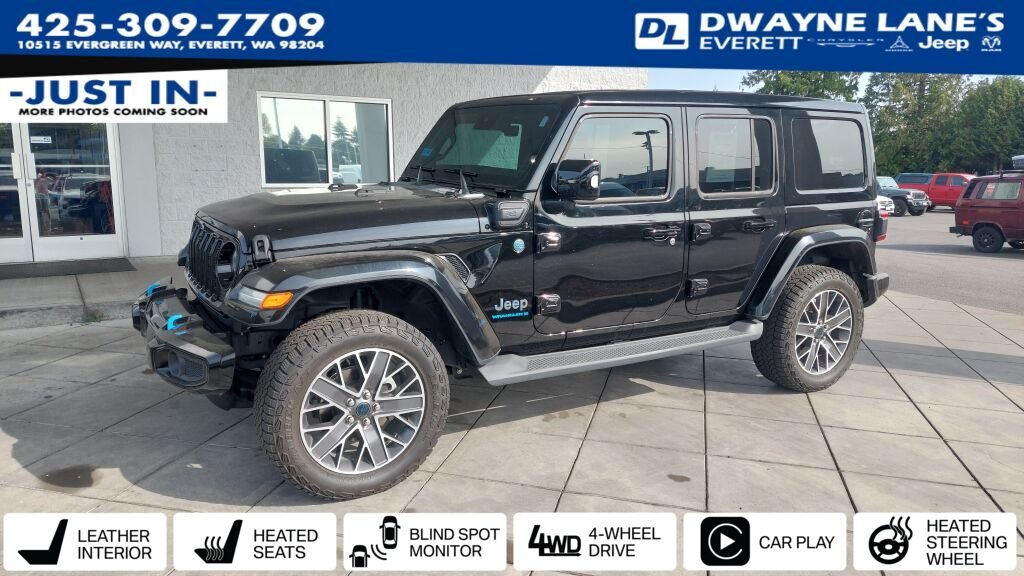 Used 2024 Black Jeep High Altitude 4xe image 1