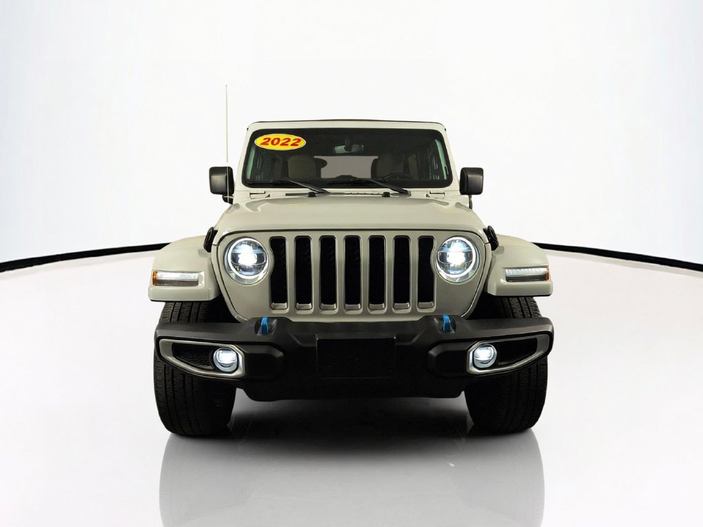 Used 2022 White Jeep Unlimited Sahara 4xe image 3