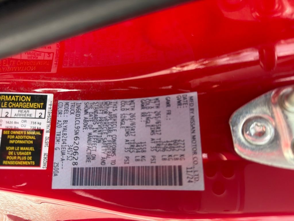 Certified Used 2025 Red Nissan SV image 36