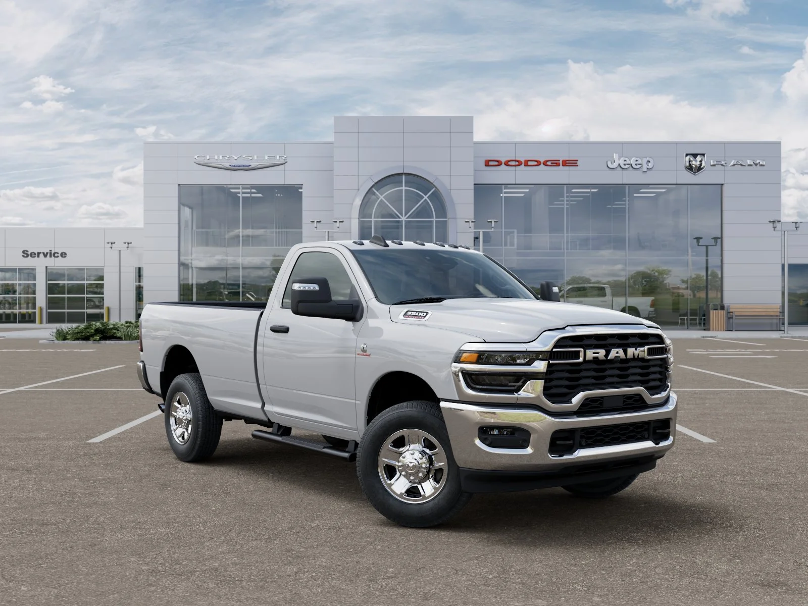 New 2025 Bright White Clear-Coat Exterior Paint RAM Tradesman image 24