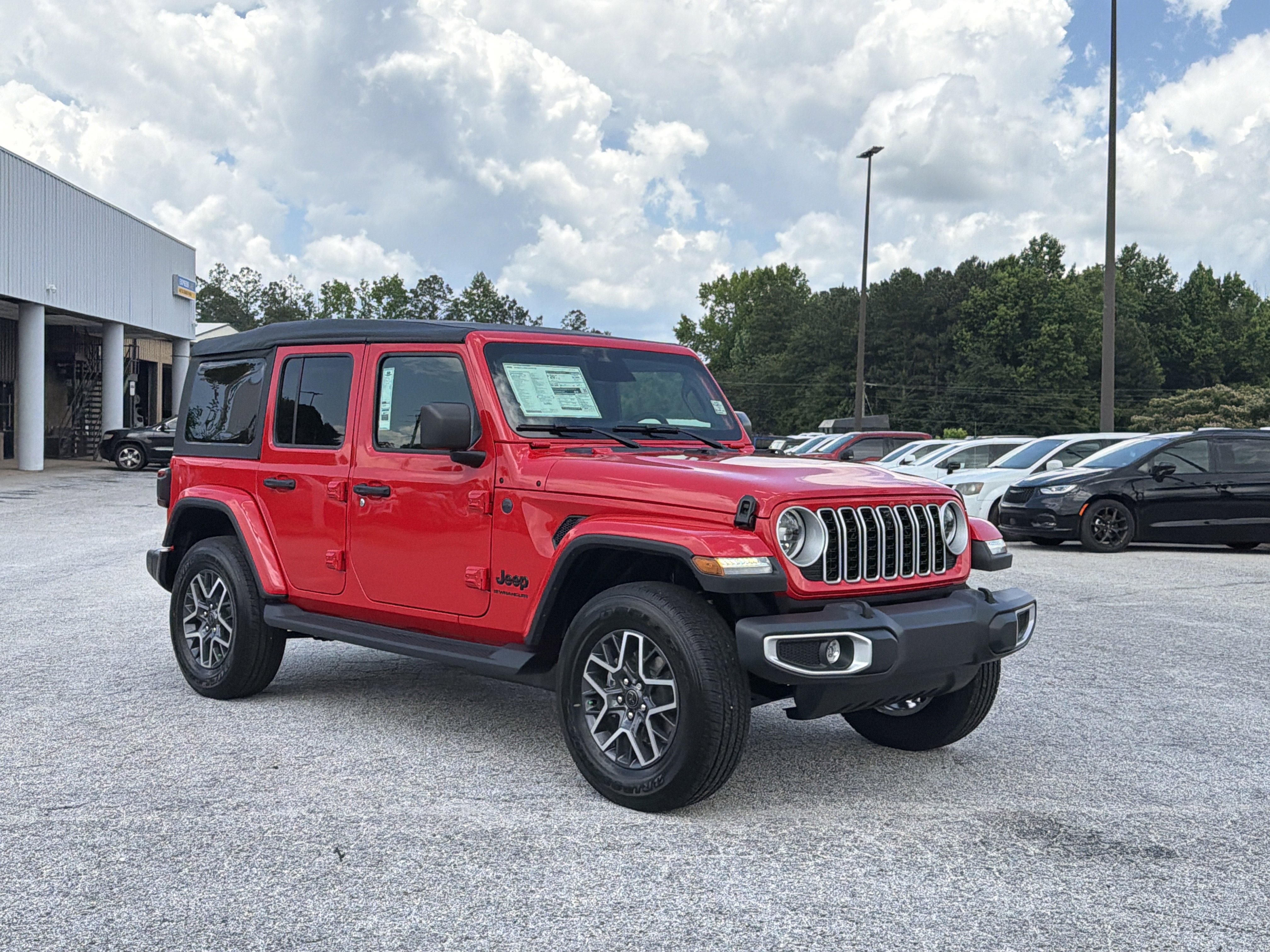 New 2026 Firecracker Red Clear-Coat Exterior Paint Jeep Sahara image 2