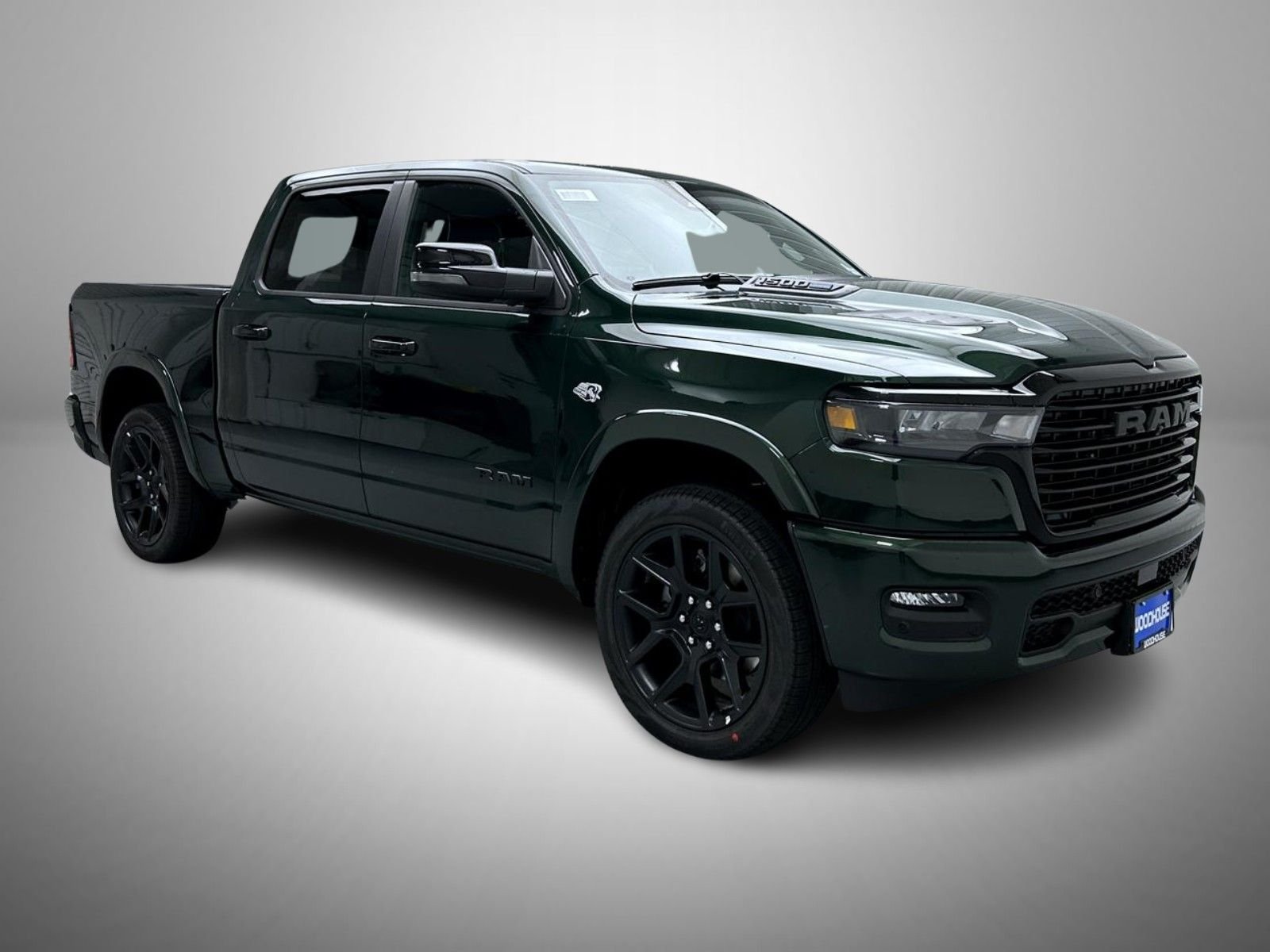 New 2026 Serrano-Green Metallic Exterior Paint RAM Laramie image 3