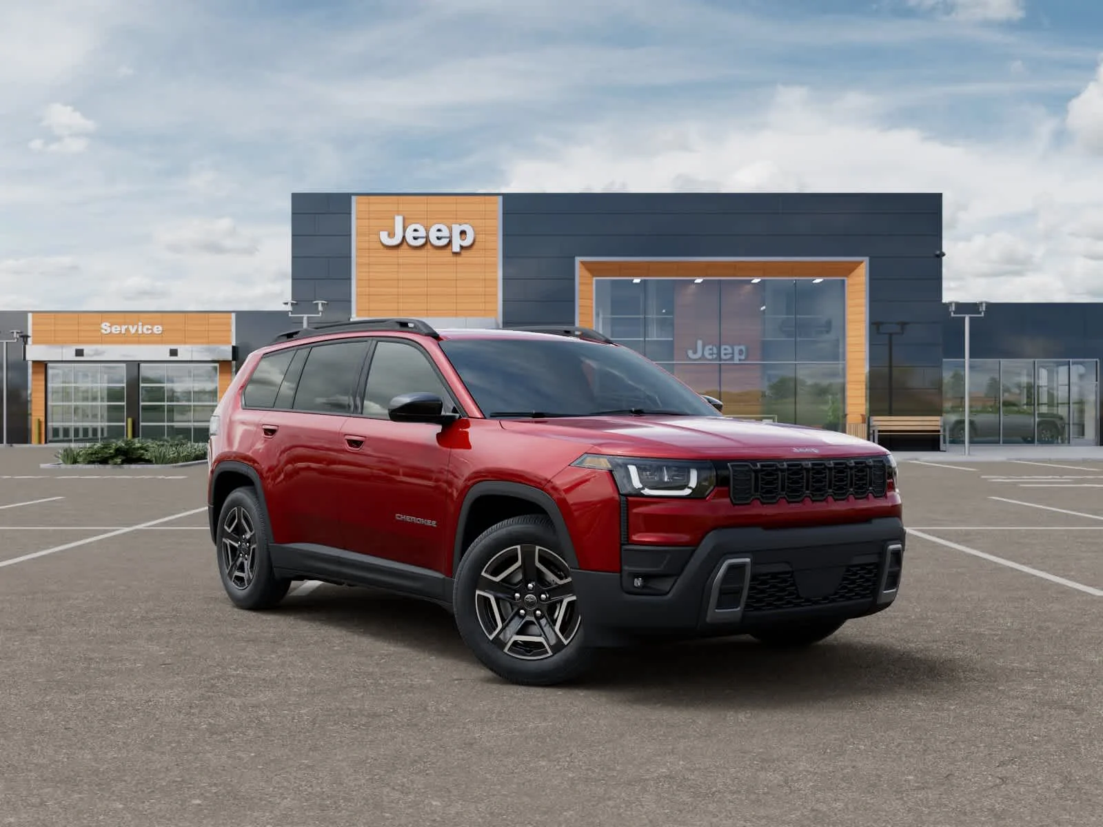 New 2026 Red Hot Pearlcoat Jeep Laredo image 5