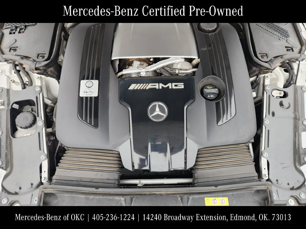Certified Used 2022 MANUFAKTUR Moonlight White Metallic Mercedes-Benz SL 63 AMG® image 22