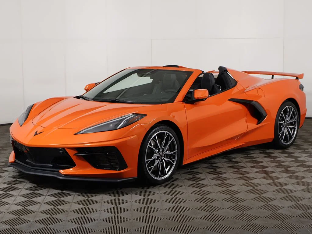 Used 2025 Orange Chevrolet Stingray image 12