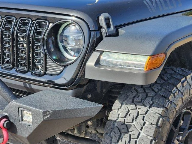 Used 2024 Black Clearcoat Jeep Willys 4x4 image 8