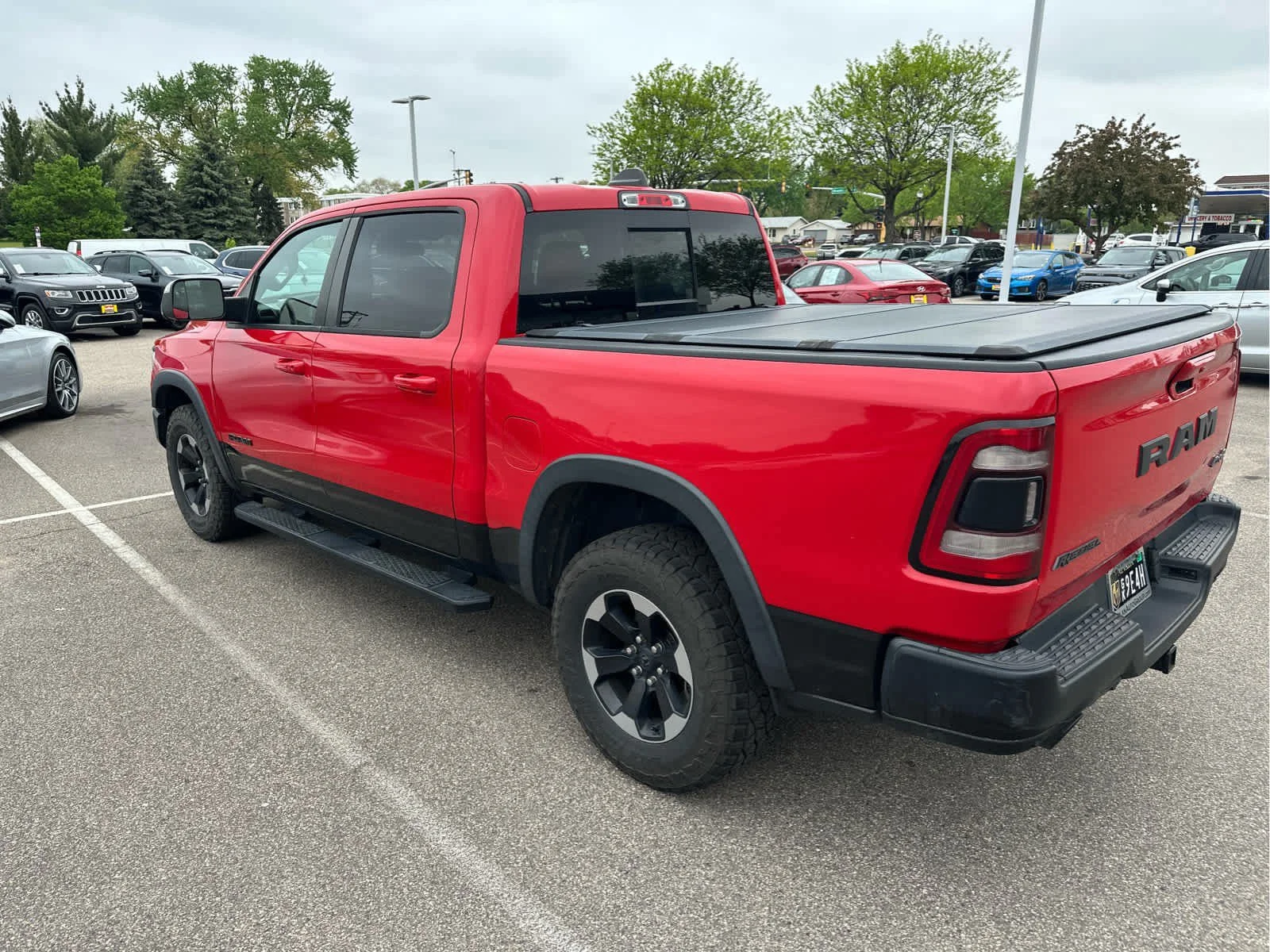 Used 2019 Flame Red Clearcoat Ram Rebel image 4