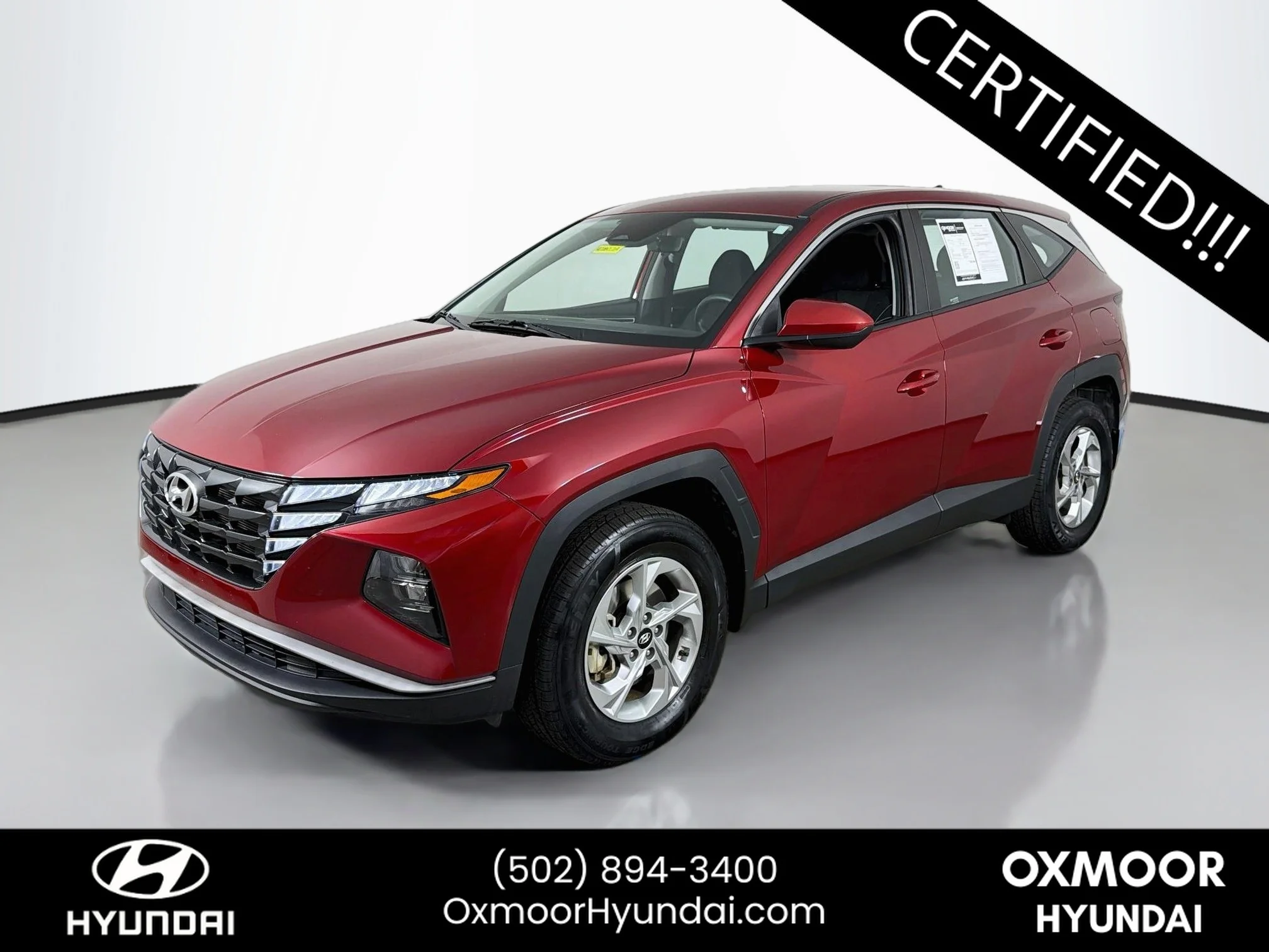 Certified Used 2024 Ultimate Red Hyundai SE image 3