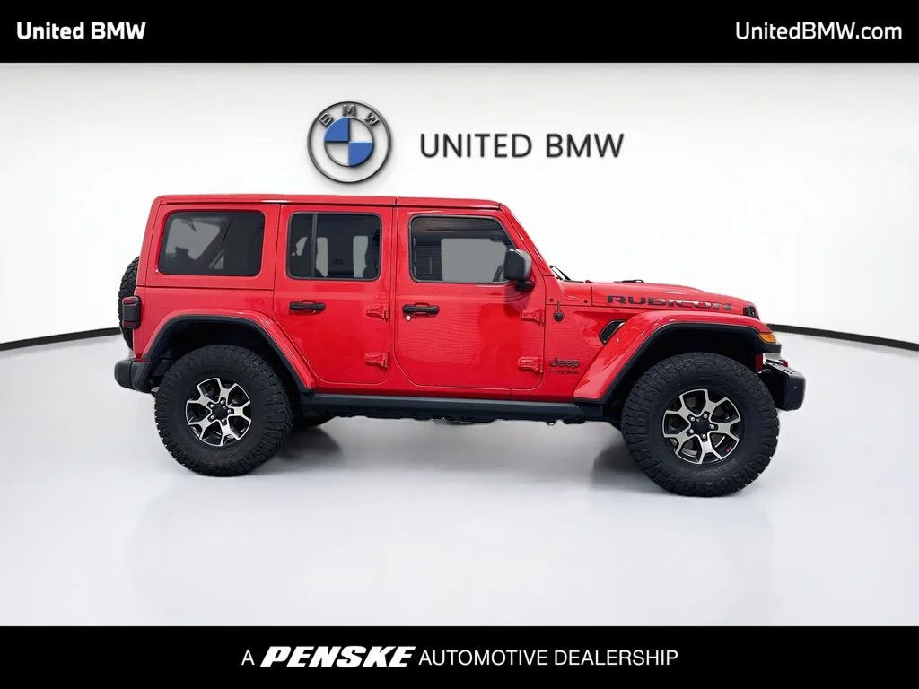 Used 2020 Red Clearcoat Jeep Unlimited Rubicon image 4