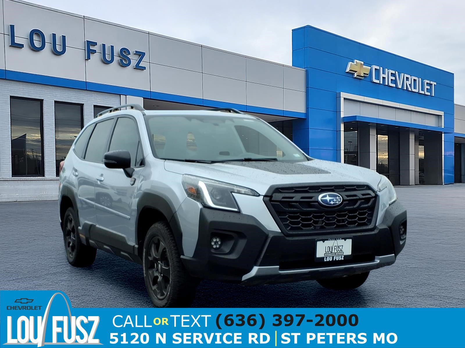 Used 2024 Ice Silver Metallic Subaru Wilderness image 1