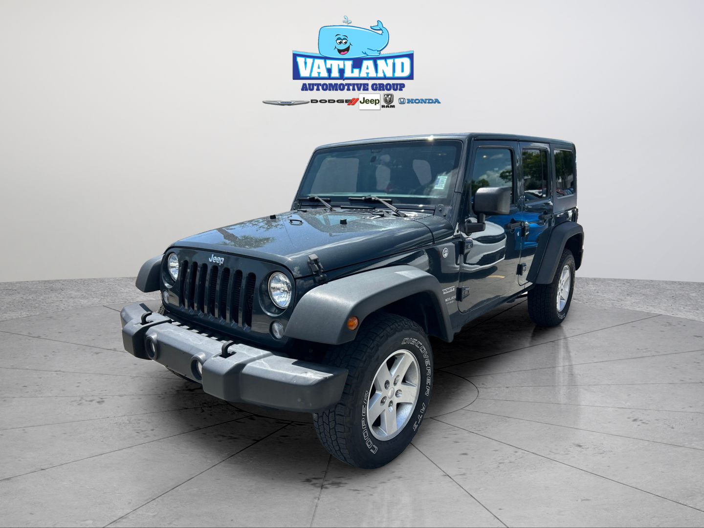 Used 2017 Black Jeep Unlimited Sport image 1