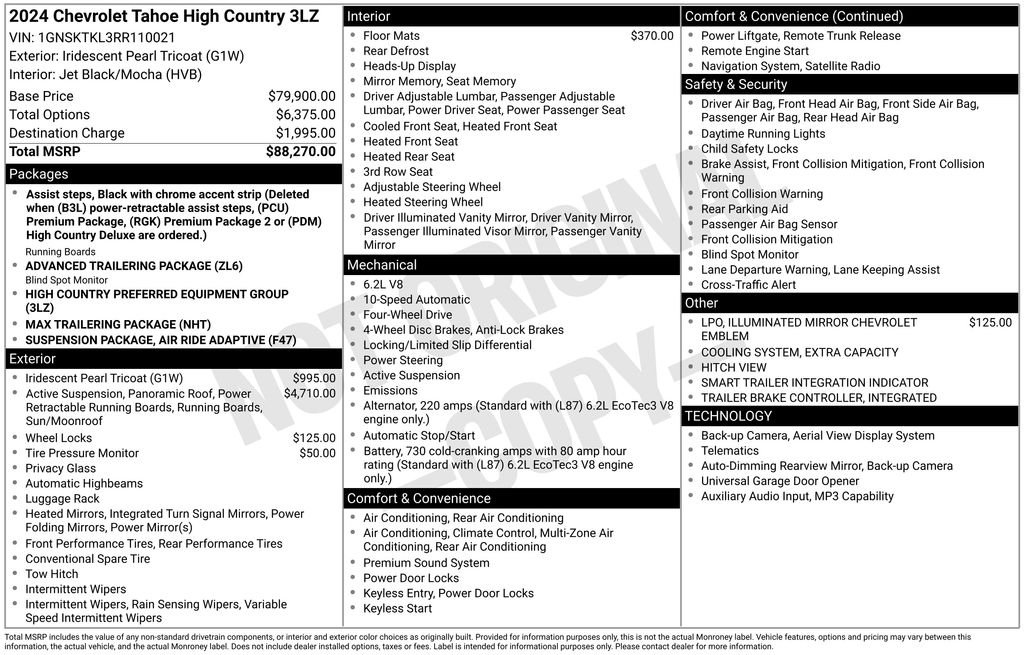 Used 2024 Beige Chevrolet High Country image 47