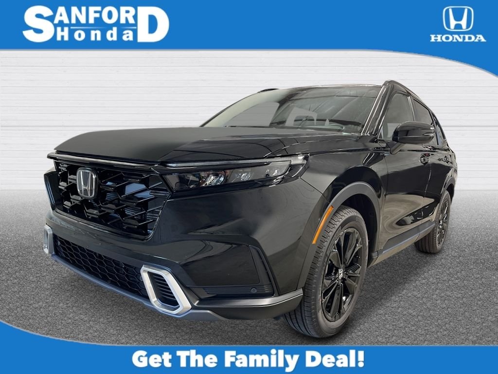 New 2026 Crystal Black Pearl Honda AWD Sport Touring Hybrid image 1
