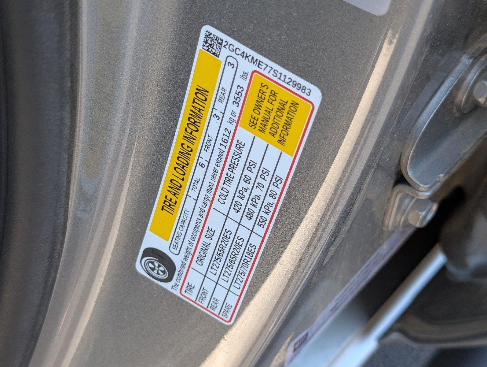 Used 2025 Sterling Gray Metallic Chevrolet Custom image 15