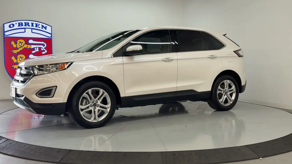 Used 2018 White Platinum Clearcoat Metallic Ford Titanium image 8