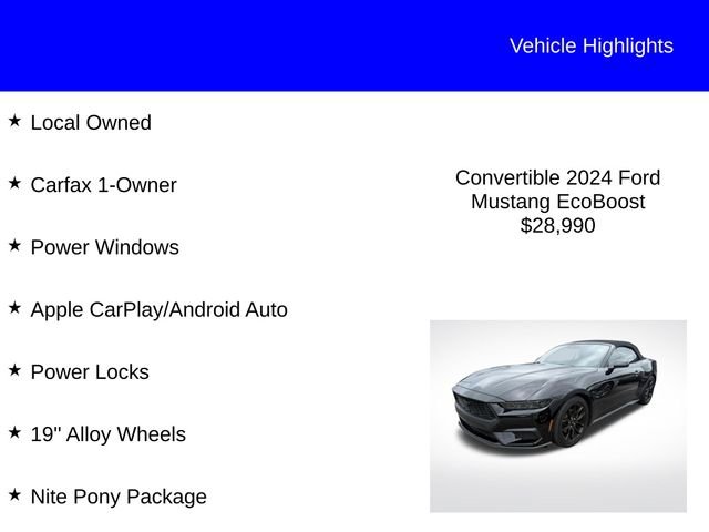 Used 2024 Shadow Black Ford EcoBoost image 2