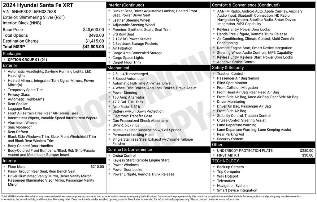 Used 2024 Silver Hyundai XRT image 2