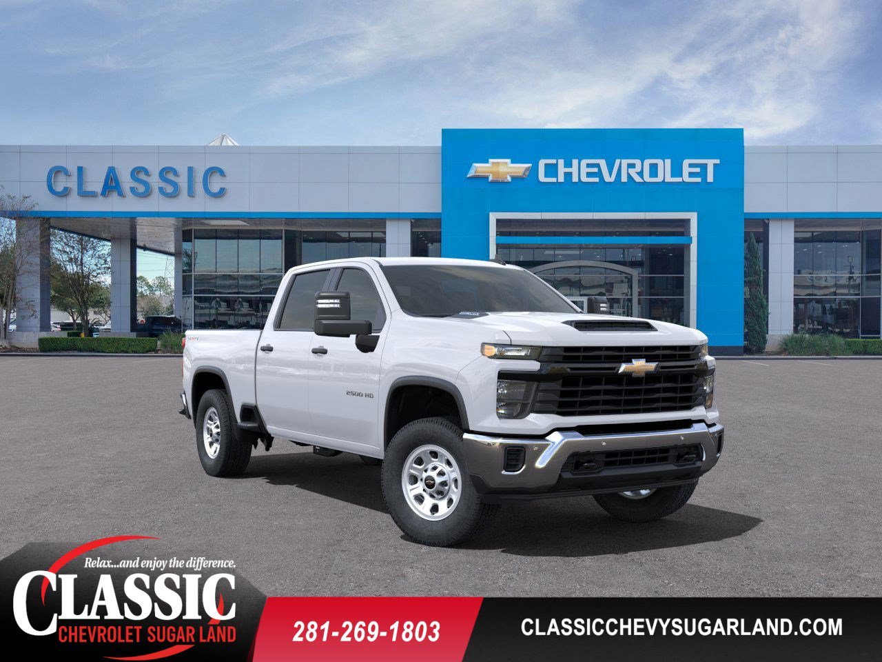 2025 Chevrolet Silverado 2500 HD WT White at Classic Elite Chevrolet Hwy 6