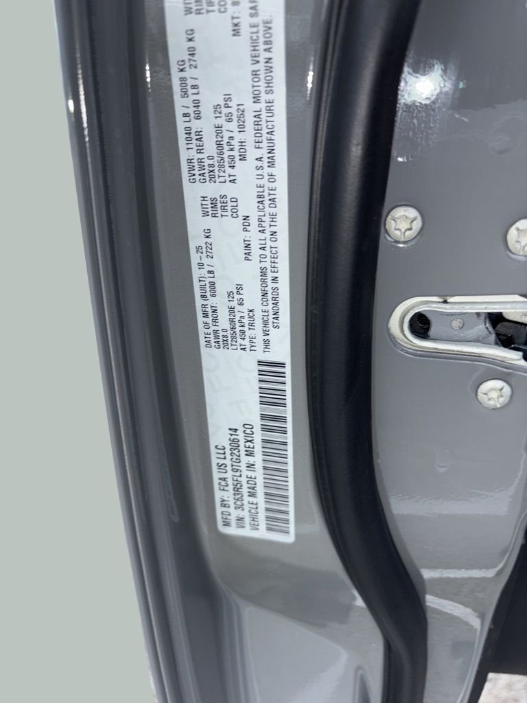 New 2026 Ceramic Gray Clear-Coat Exterior Paint RAM Laramie image 61