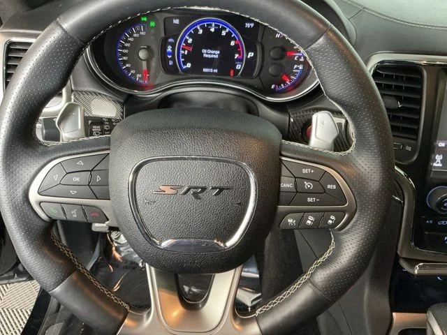 Used 2017 Diamond Black Crystal Pearlcoat Jeep SRT image 16