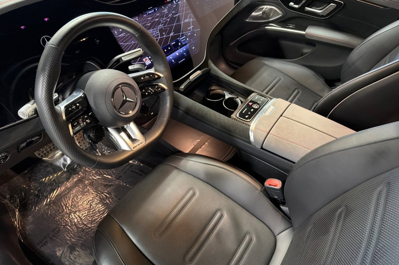 Certified Used 2024 MANUFAKTUR Selenite Grey Magno Mercedes-Benz AMG® EQS image 9