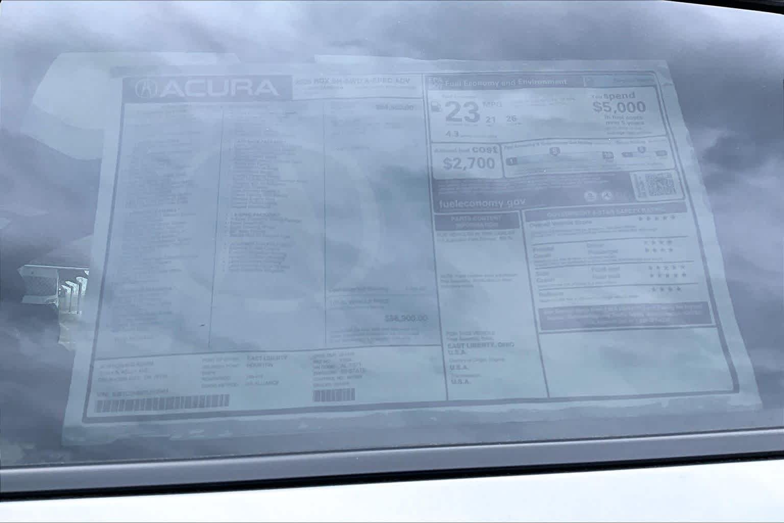 New 2026 Liquid Carbon Metallic Acura w/A-Spec Advance Package image 20