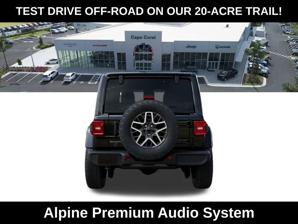 New 2026 Black Clear-Coat Exterior Paint Jeep Sahara image 7