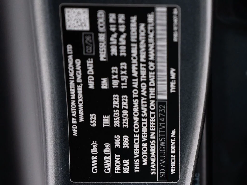 New 2026 Magnetic Silver Aston Martin S image 49