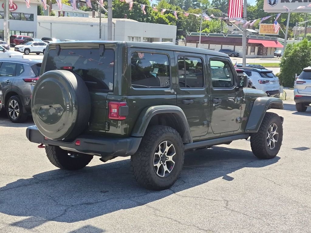 Used 2021 Green Jeep Unlimited Rubicon image 5
